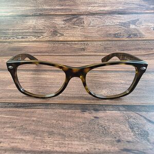 Ray-Ban New Wayfarer Men's Tortoise 52mm Plastic Frame Glasses